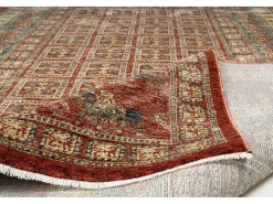 Alfombra De Salón-Alfombra con bordes de estilo oriental 80x150 cm Multi Beatrice Rojo
