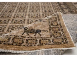 Alfombra De Salón-Alfombra con bordes de estilo oriental 120x180 cm multi Beatrice Beige