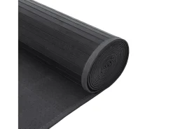 Clicnbuy Alfombra cuadrada bambú 100x100 cm Gris Hot
