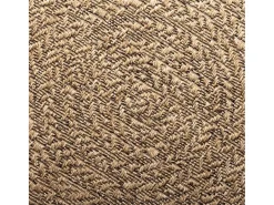 Alfombra de 90 cm con aspecto de yute, para interior y exterior Marru00f3n