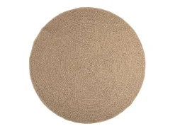 Alfombra de 160 cm con aspecto de yute, para interior y exterior Marru00f3n New