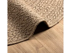 Alfombra de 160 cm con aspecto de yute, para interior y exterior Marru00f3n New