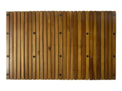 Alfombra de acacia para el baño, 80 x 50 cm ES187778 Marru00f3n Discount