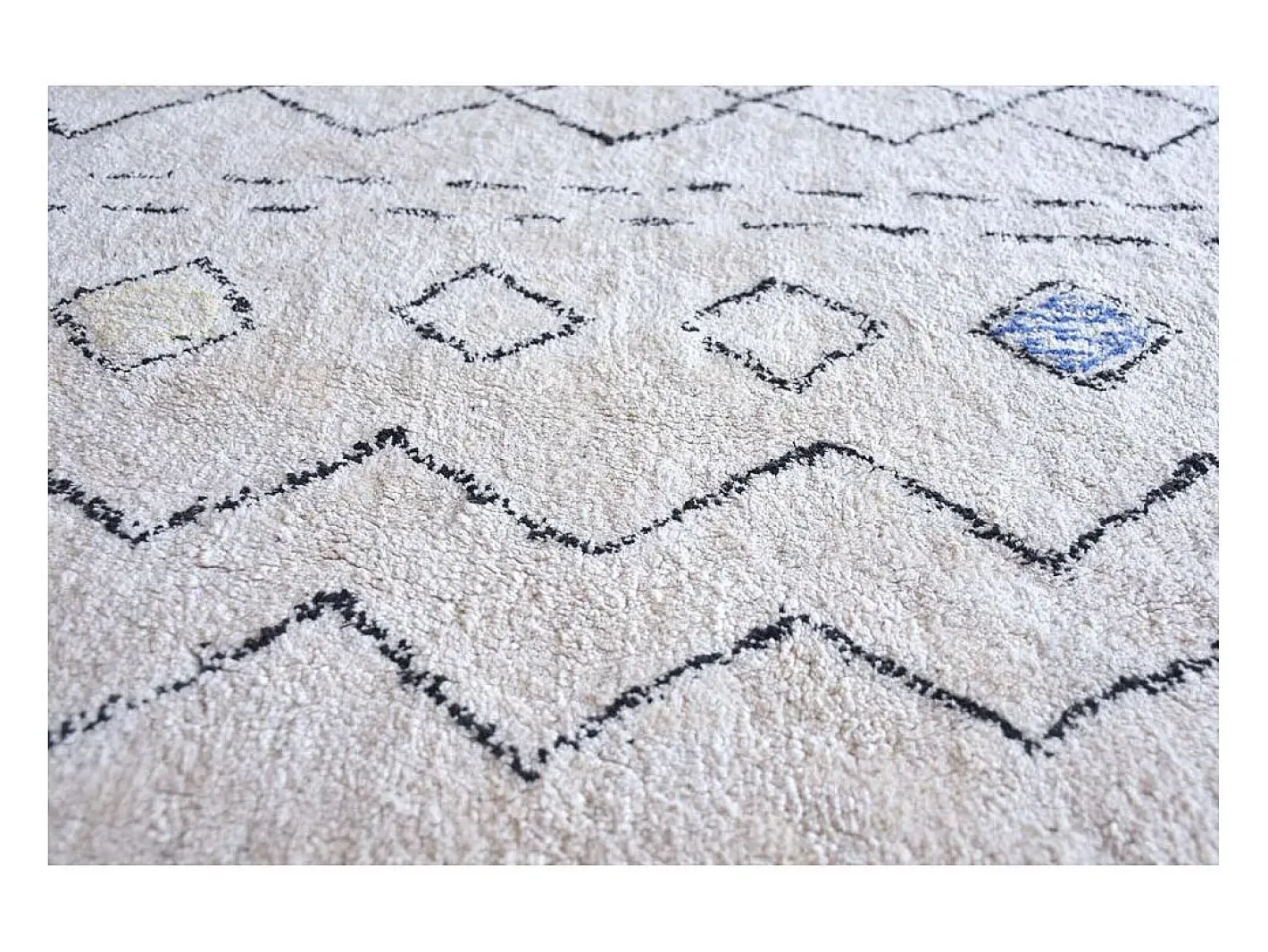 The Rug Republic Alfombra De Salón-Alfombra de algodón Seabert 230 x 160 cm Beige