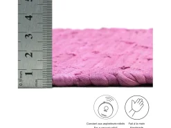 New Alfombra de algodón tejida a mano y reversible 70x140 cm Fuchisa Happy Cotton Fucsia