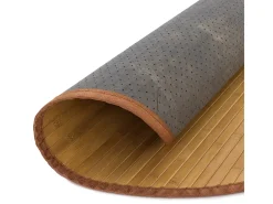 Online Alfombra de bambú 200 cm Marrón Marru00f3n