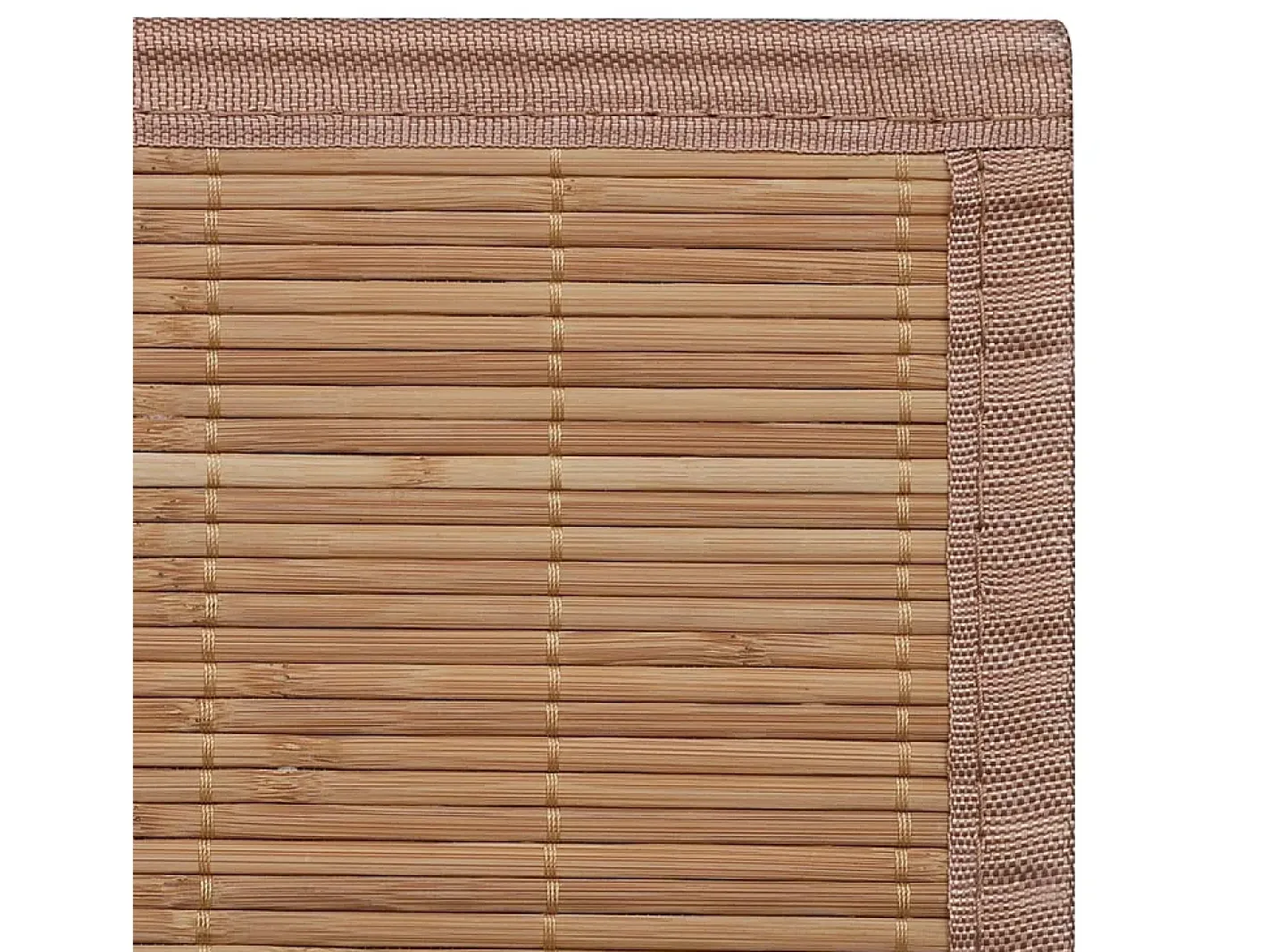 Clicnbuy Alfombra de bambú color natural 160x230 cm Marru00f3n Best