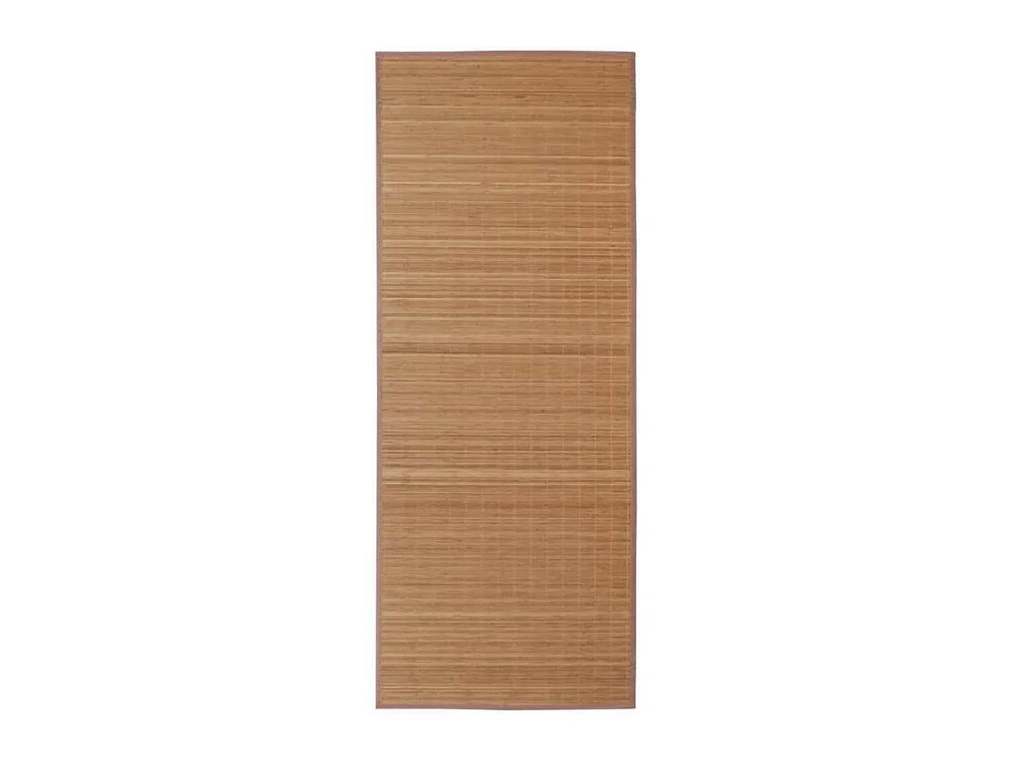 Alfombra De Salón-Alfombra de bambú color natural 160x230 cm ES61473 Marru00f3n