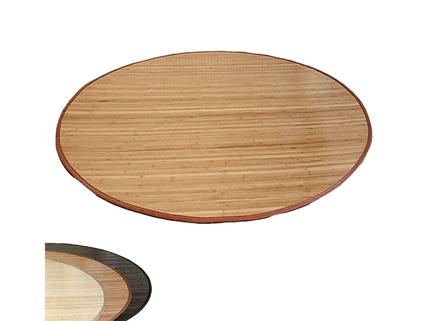 Alfombra de bambú marrón, 120 cm Marru00f3n Online