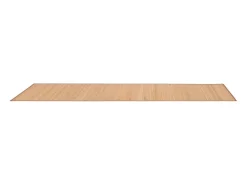 Outlet Clicnbuy Alfombra de bambú marrón 80x300 cm Marru00f3n