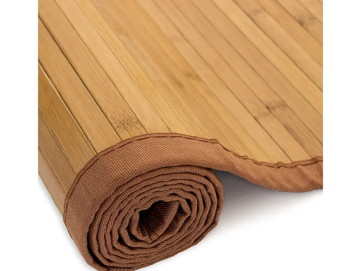 Alfombra de bambú 60x200 cm Marrón Marru00f3n Outlet