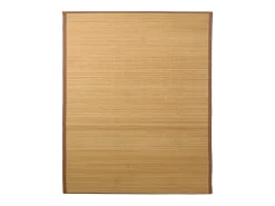 Discount Alfombra de bambú 160x230 cm Marrón Marru00f3n
