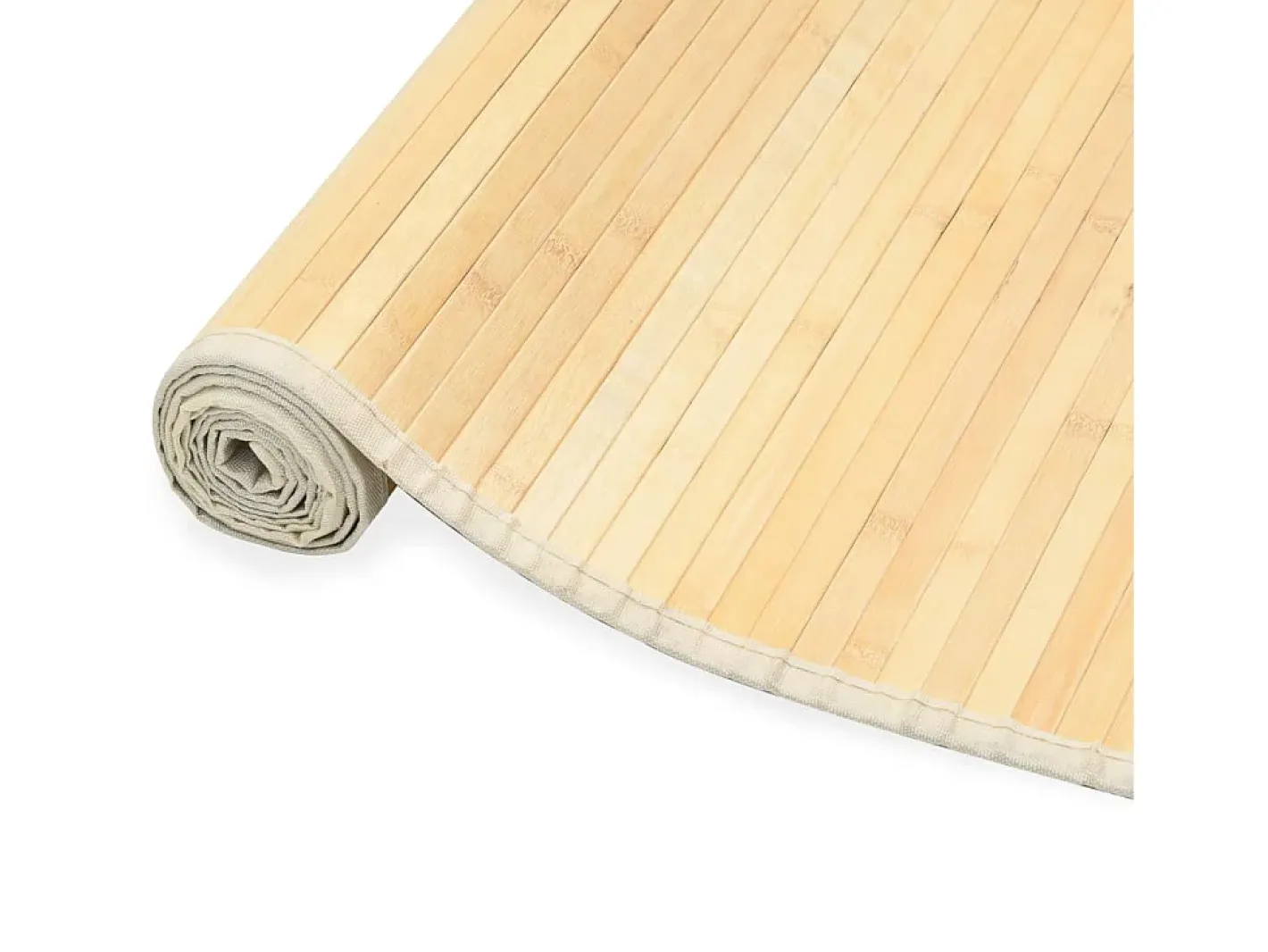 Best Alfombra de bambú 80x200 cm Natural Beige