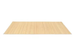 Alfombra De Cocina-Alfombra de bambú 100x160 cm Natural Marru00f3n