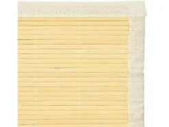 Sale Alfombra de bambú 100x160 cm Natural Marru00f3n