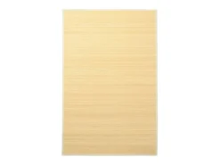 Sale Alfombra de bambú 100x160 cm Natural Marru00f3n