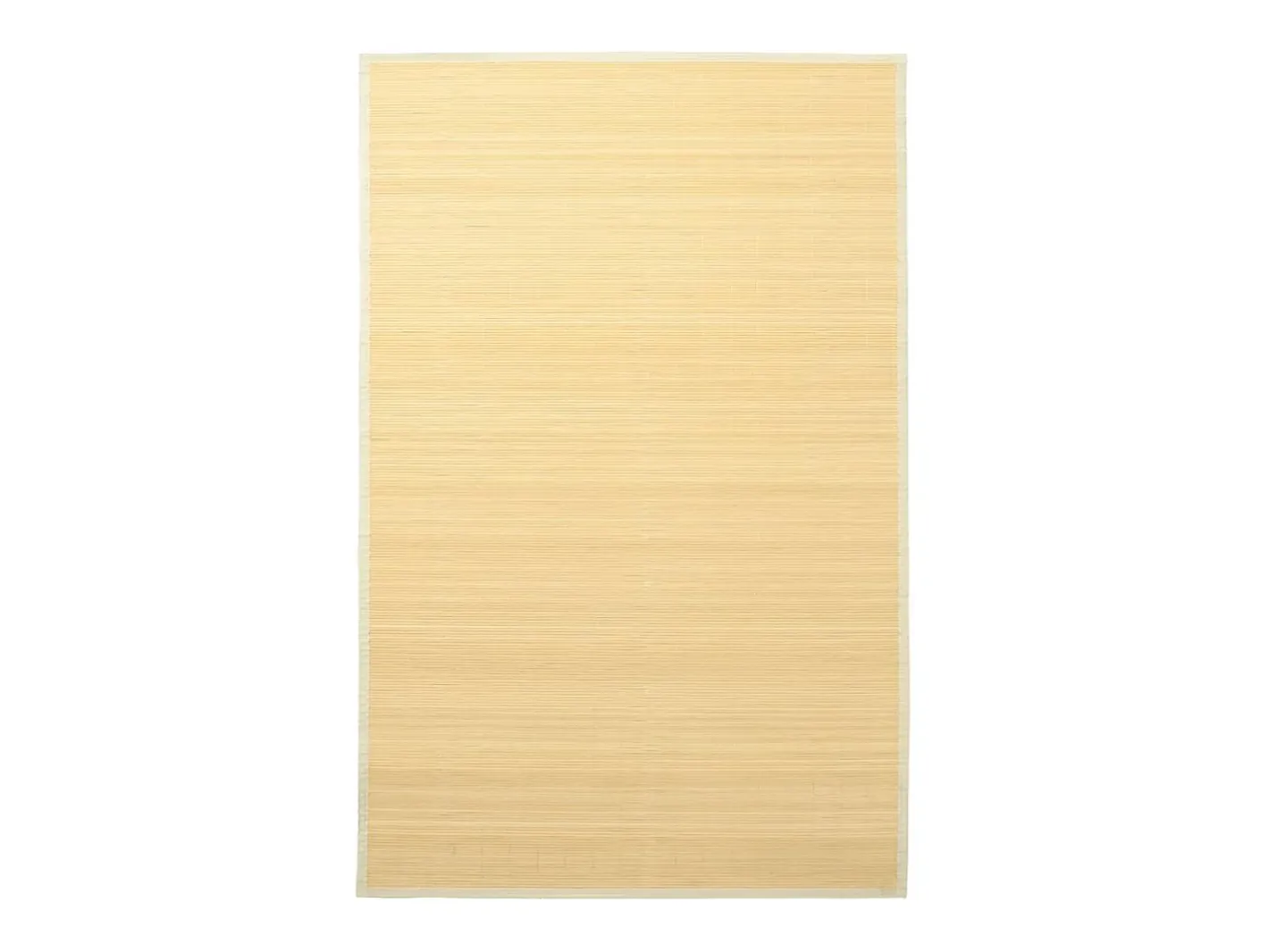 Sale Alfombra de bambú 100x160 cm Natural Marru00f3n