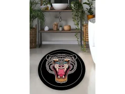 Clearance Alfombra de baño Black Woods 140 Multicolor