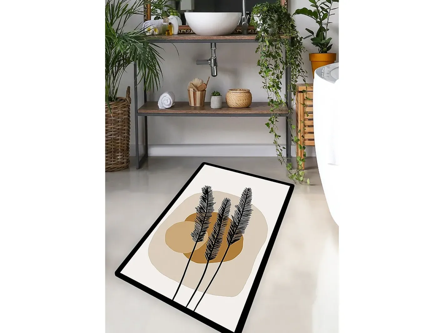 Clearance Alfombra de baño Day Sunrise Multicolor