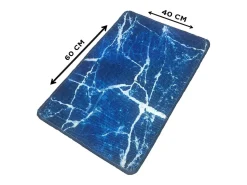 Alfombra de baño Denim DJT Multicolor Clearance