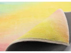 Clearance Alfombra de baño estampada con pelo suave 70x120 cm Colorido Ariella Multicolor