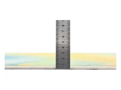 Clearance Alfombra de baño estampada con pelo suave 70x120 cm Colorido Ariella Multicolor