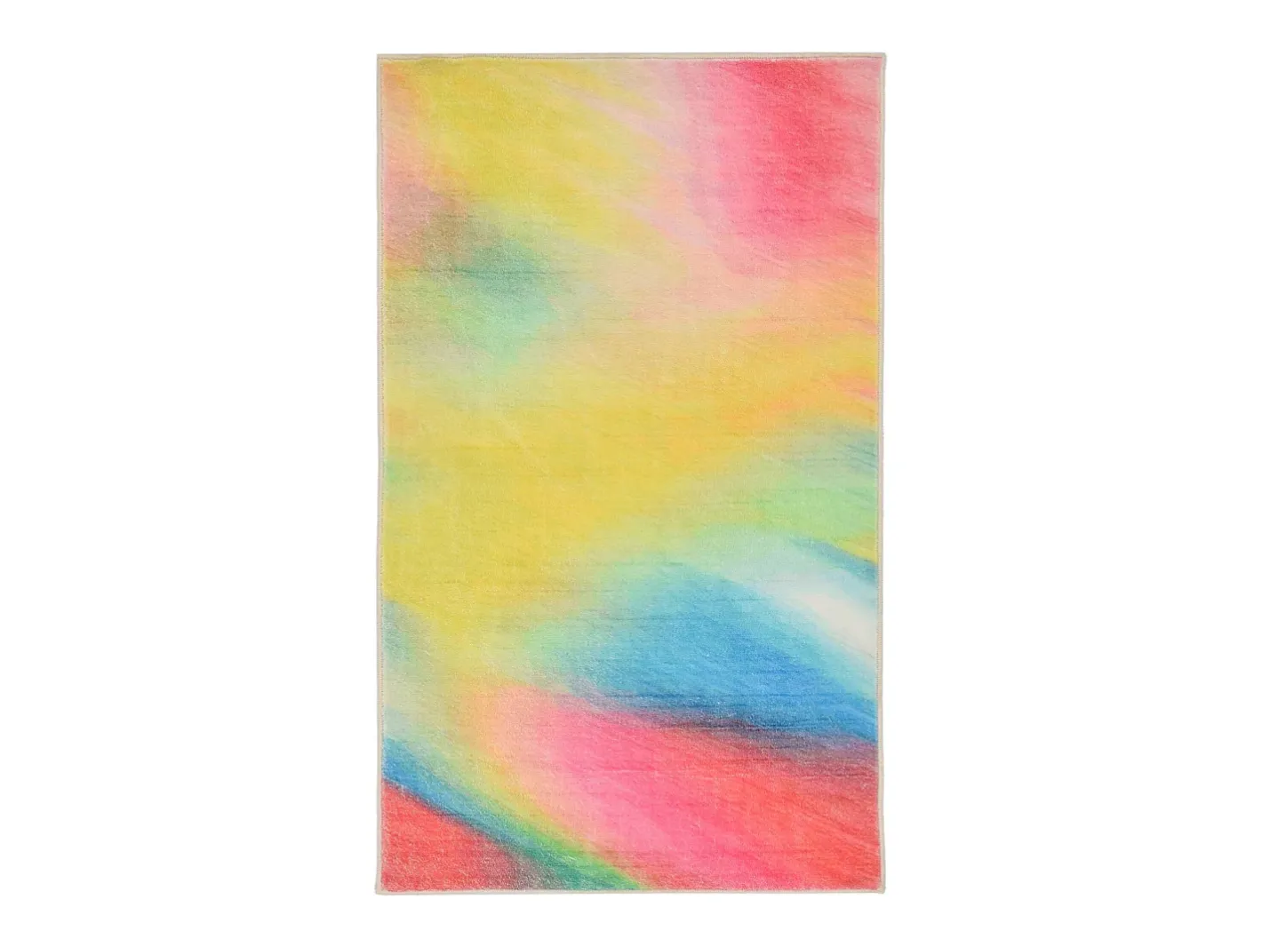 Alfombra de baño estampada con pelo suave 50x60 cm Colorido Ariella Multicolor New