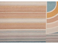 Alfombra De Baño|Ropa De Cama-Alfombra de baño estampada con pelo suave 50x60 cm Colores pastel Ariella Multicolor