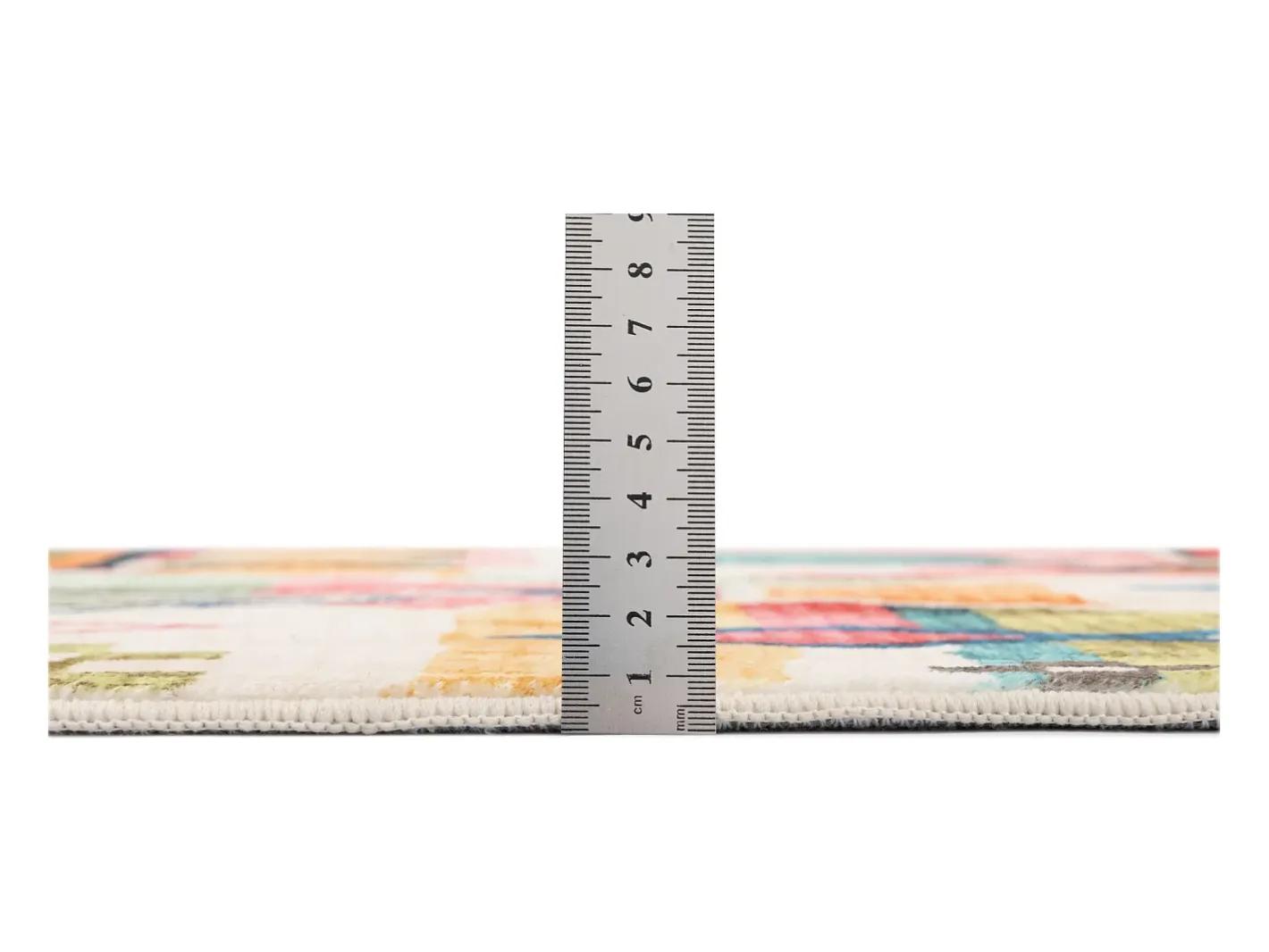 Alfombra de baño estampada con pelo suave 60x100 cm Colorido Ariella Multicolor Clearance