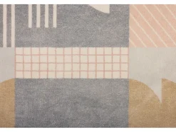 Alfombra De Baño|Ropa De Cama-Alfombra de baño estampada con pelo suave 50x60 cm multi Ariella Gris