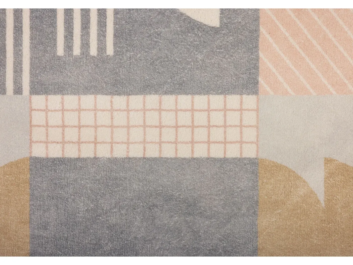 Alfombra De Baño|Ropa De Cama-Alfombra de baño estampada con pelo suave 70x120 cm multi Ariella Gris