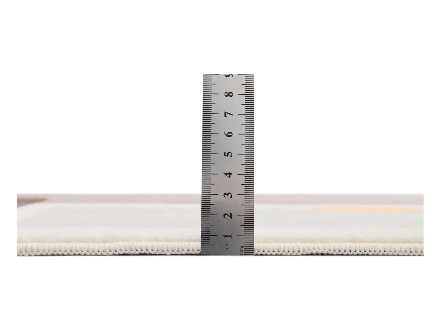 Alfombra de baño estampada con pelo suave 60x100 cm multi Ariella Gris Discount
