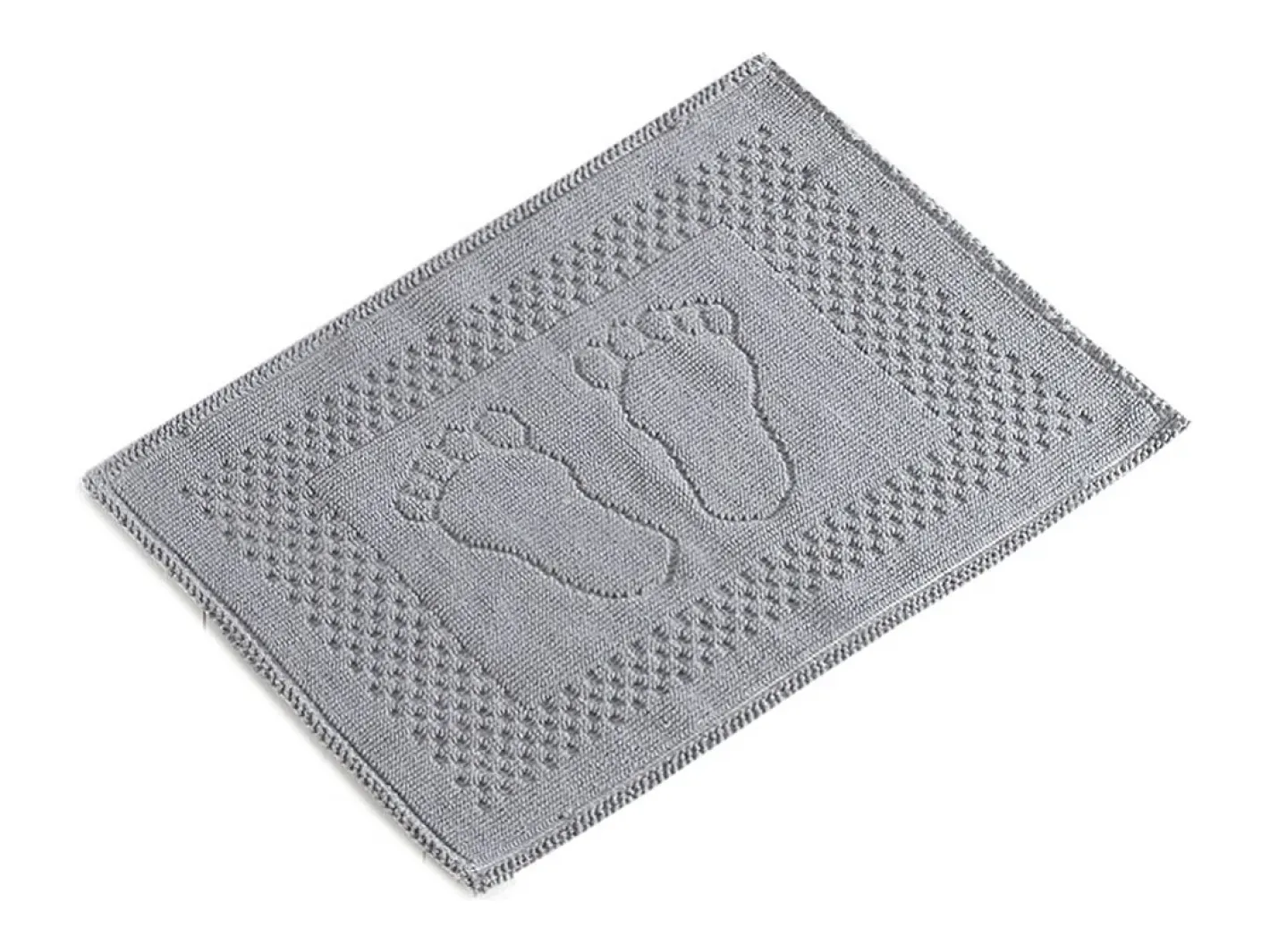 Alfombra de baño Foet gris Multicolor Clearance