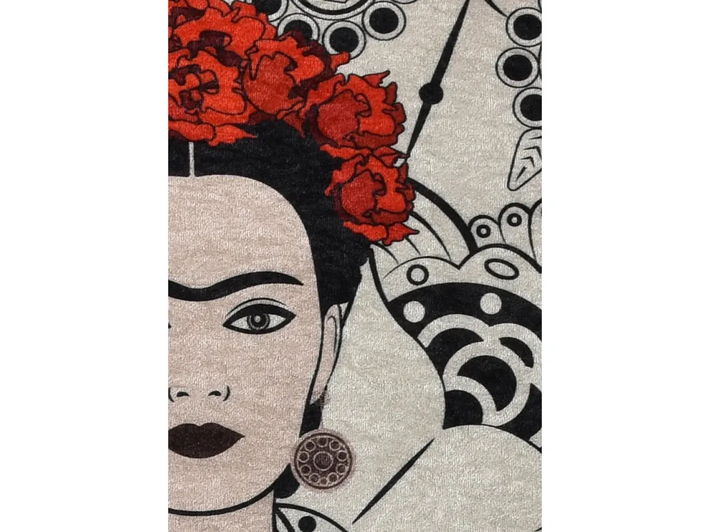 Clearance Alfombra de baño Frida Round (100) Multicolor