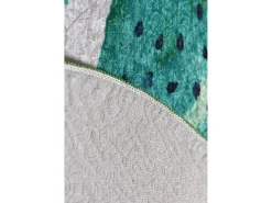 Alfombra De Baño|Ropa De Cama-Alfombra de baño Green DJT Çap Multicolor