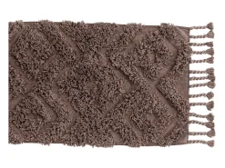 ebuy24 Alfombra de baño Hilma 80x50cm marrón. Marru00f3n