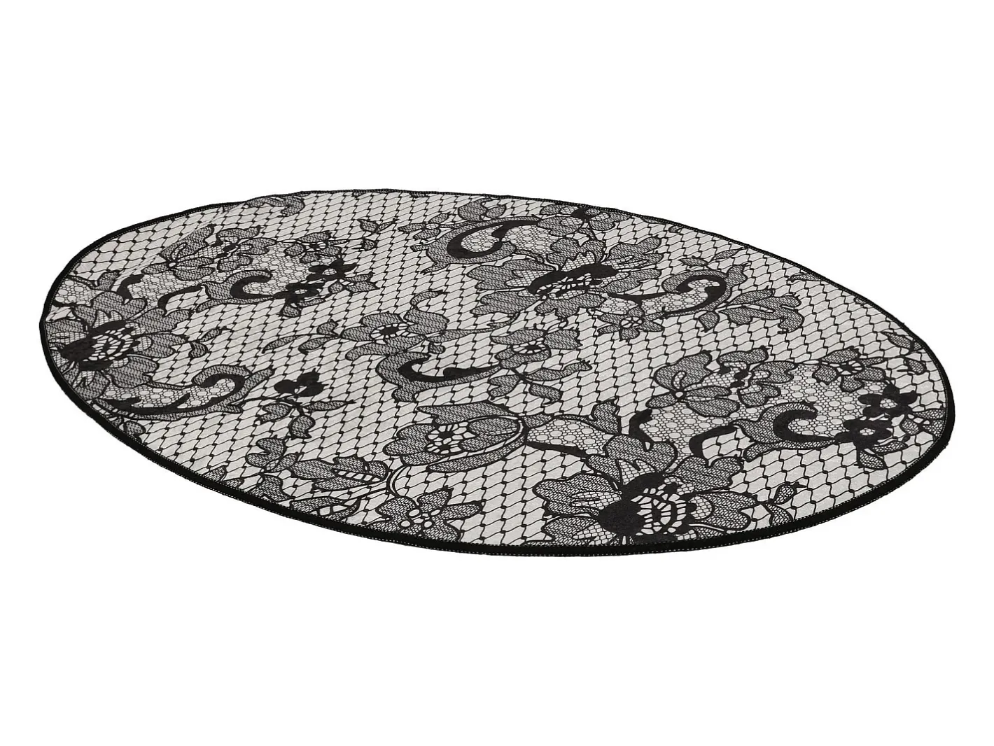 Alfombra De Baño|Ropa De Cama-Alfombra de baño Lace DJT gris blanco negro Multicolor