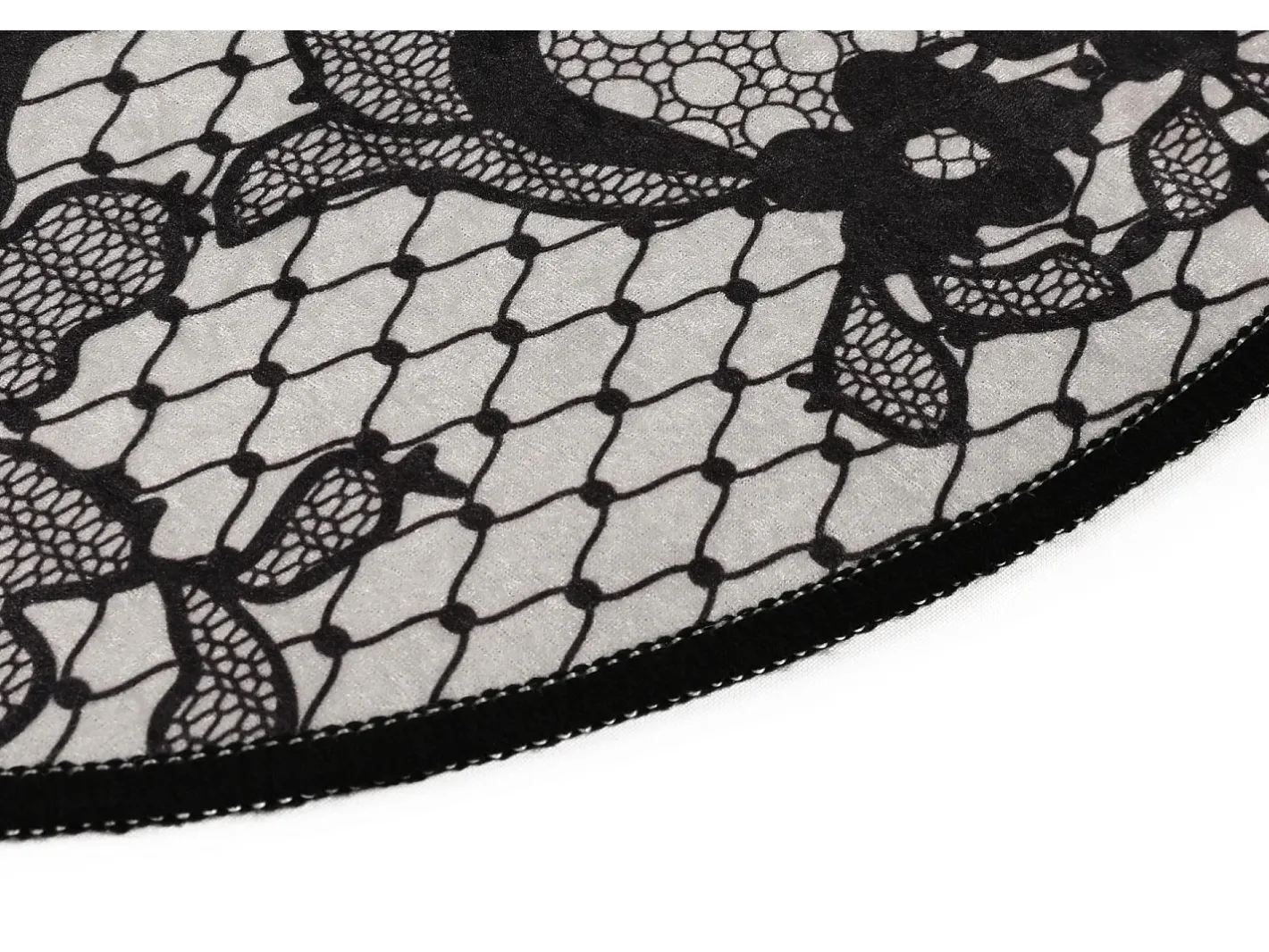 Alfombra De Baño|Ropa De Cama-Alfombra de baño Lace DJT gris blanco negro Multicolor