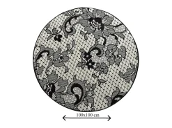 Discount Alfombra de baño Lace DJT Multicolor