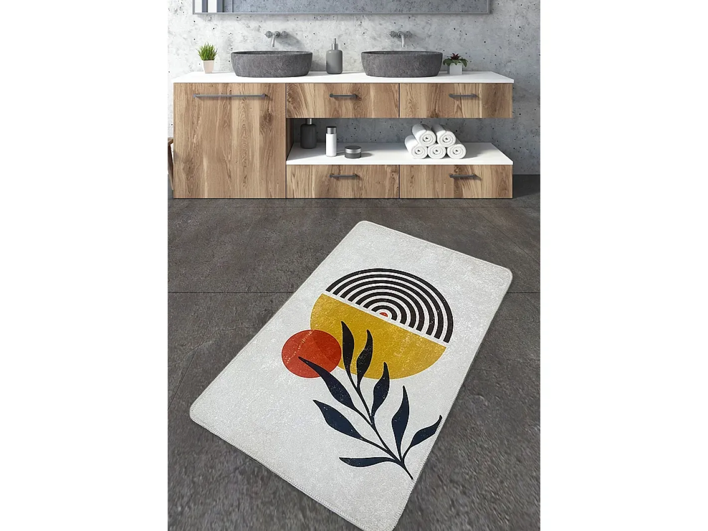 Alfombra De Baño|Ropa De Cama-Alfombra de baño Le Soleil Multicolor