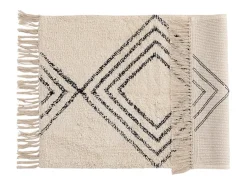 Online ebuy24 Alfombra de baño Love 80x50cm color blanco. Beige