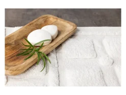 Discount ebuy24 Alfombra de baño Putte 90x60cm color . Blanco