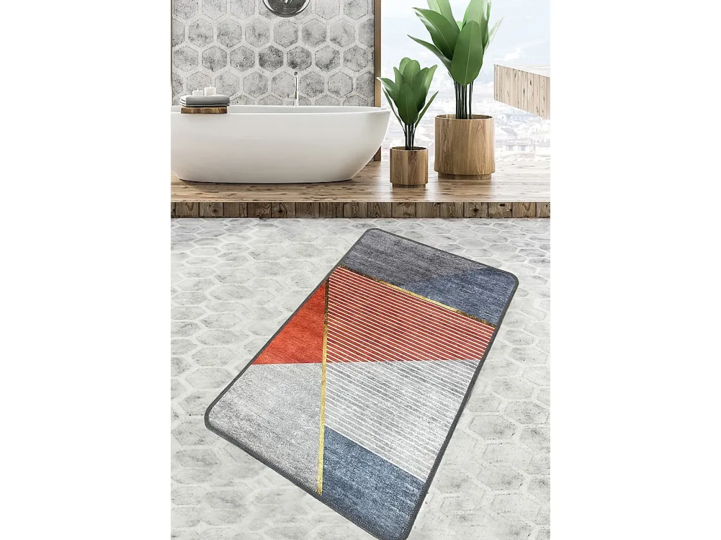 Alfombra de baño Sante Multicolor Sale