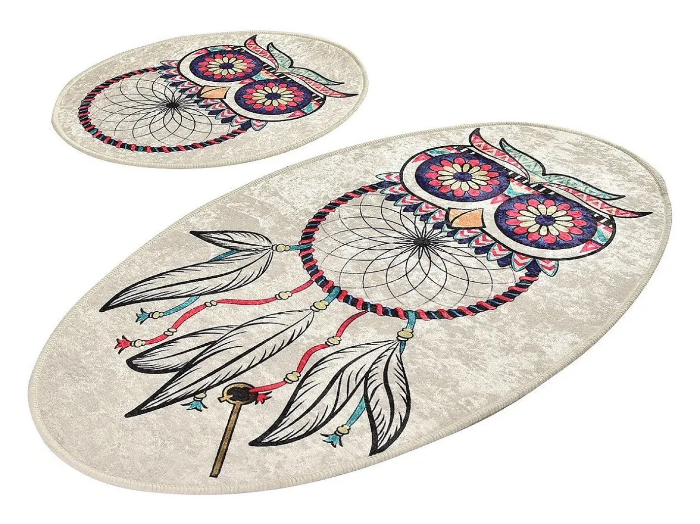 Alfombra De Baño|Ropa De Cama-Alfombra de baño Set (2 piezas) Dream Multicolor