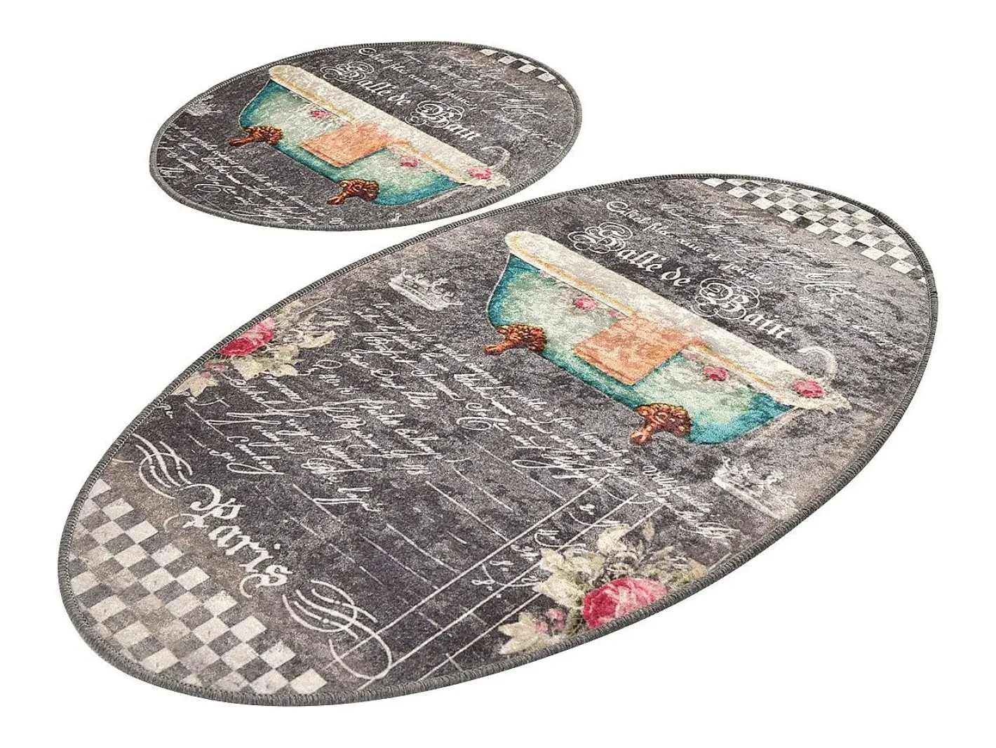 Alfombra de baño Set (2 piezas) Bain Multicolor Discount