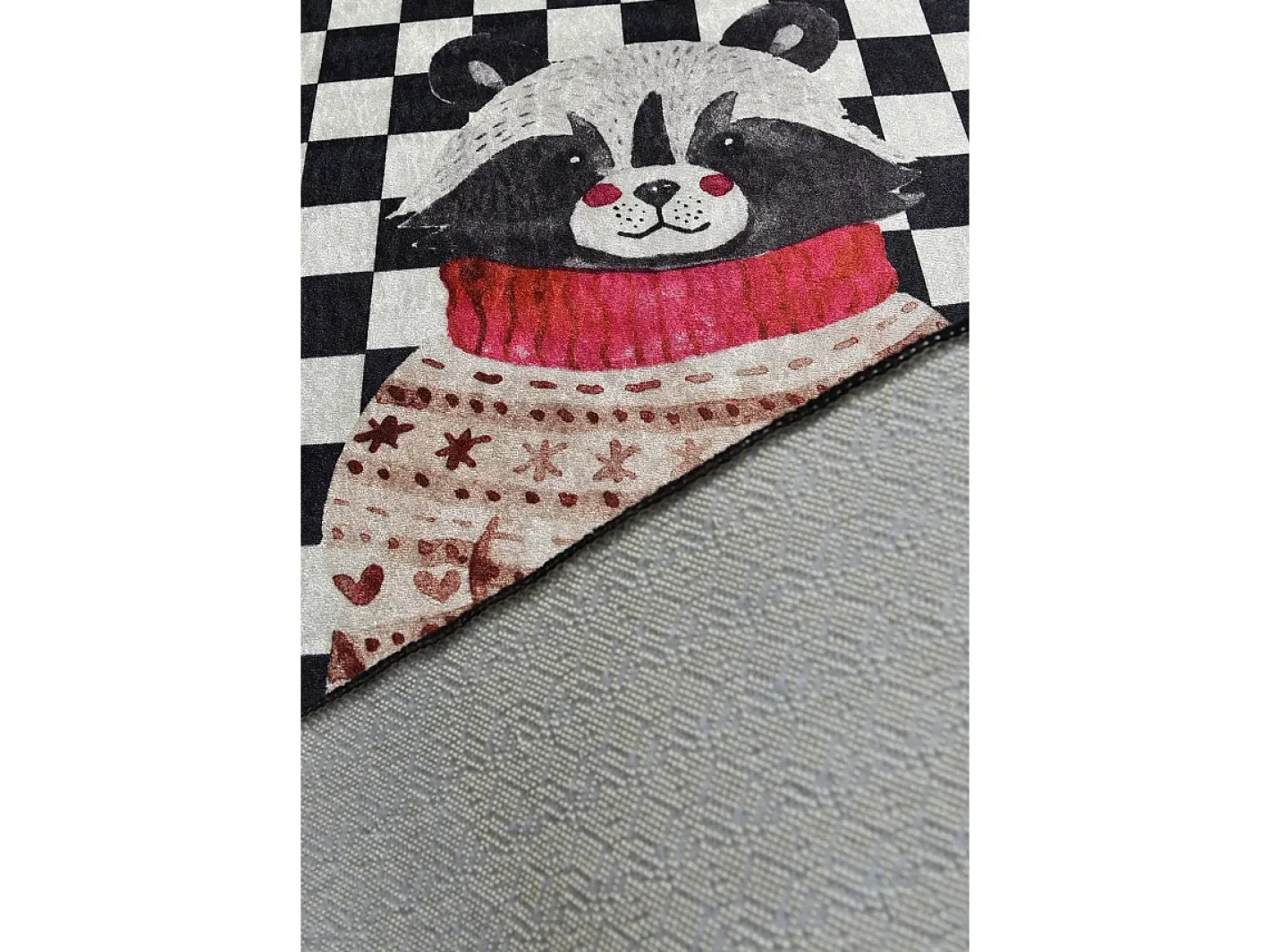 Alfombra De Baño|Ropa De Cama-Alfombra de baño Set (2 piezas) Mr. Raccoon Multicolor