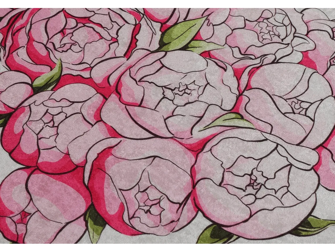 Online Alfombra de baño Set (2 piezas) Peonia Djt Multicolor