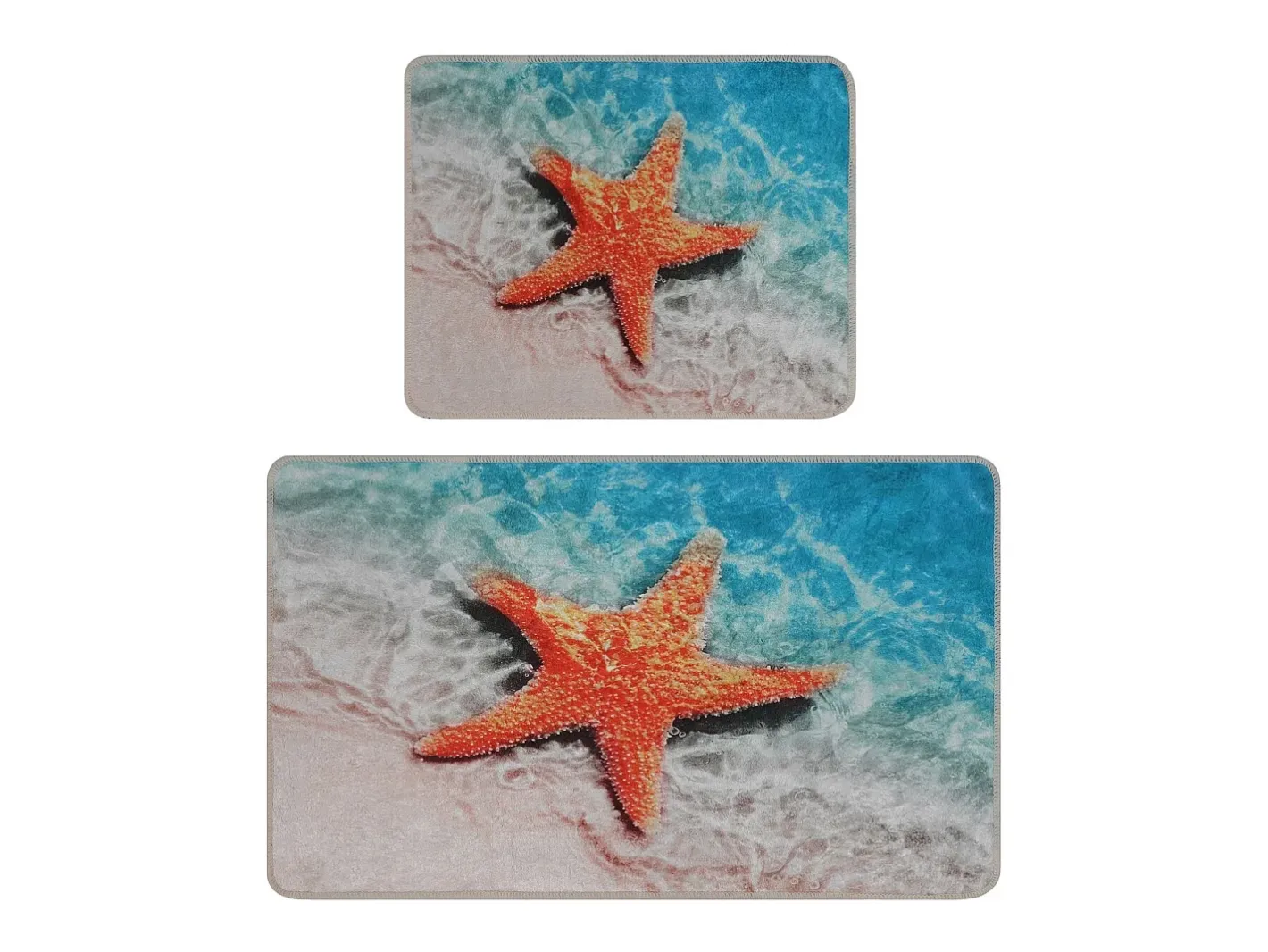 Sale Alfombra de baño Set (2 piezas) Stella Multicolor