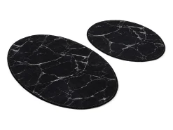Alfombra De Baño|Ropa De Cama-Alfombra de baño Set (2 piezas) Marble DJT Multicolor