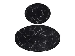 Alfombra De Baño|Ropa De Cama-Alfombra de baño Set (2 piezas) Marble DJT Multicolor
